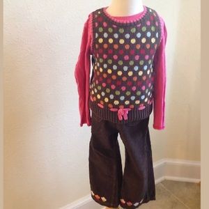 Gymboree 💗CUPCAKE CUTIE💗 3 pc Set 3T/4T